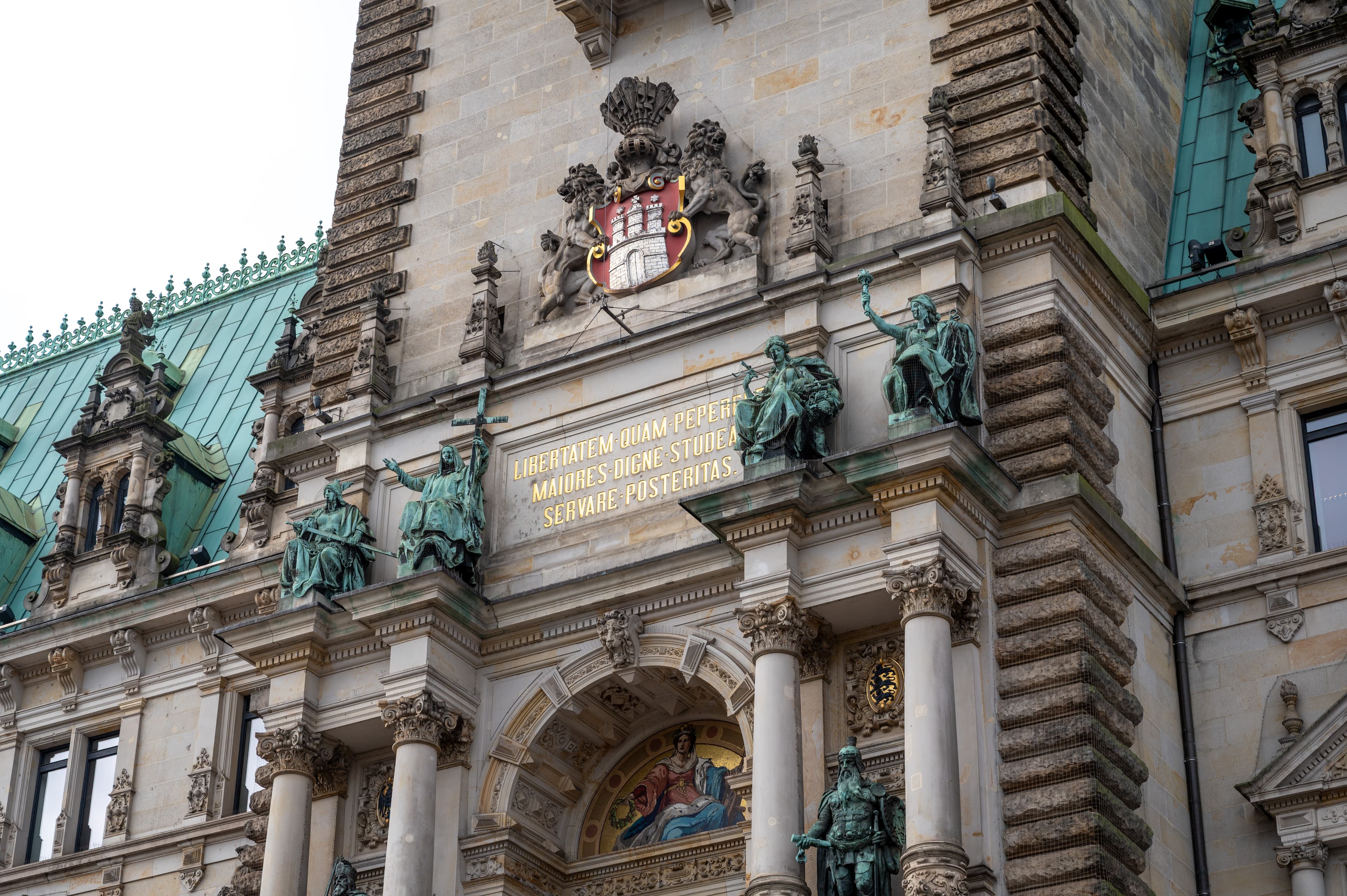Hamburg Rathaus historic city hall