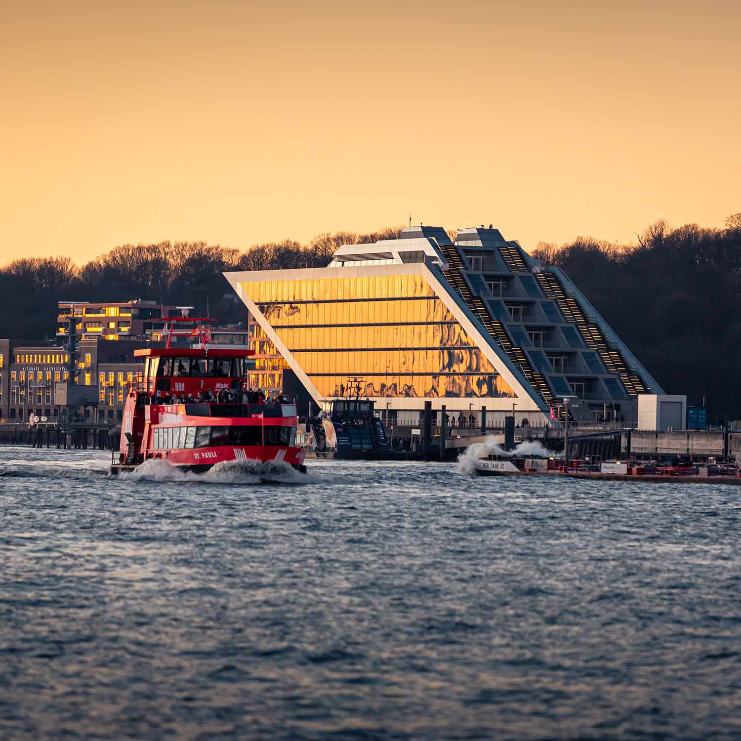 Landungsbrücken harbour Hamburg